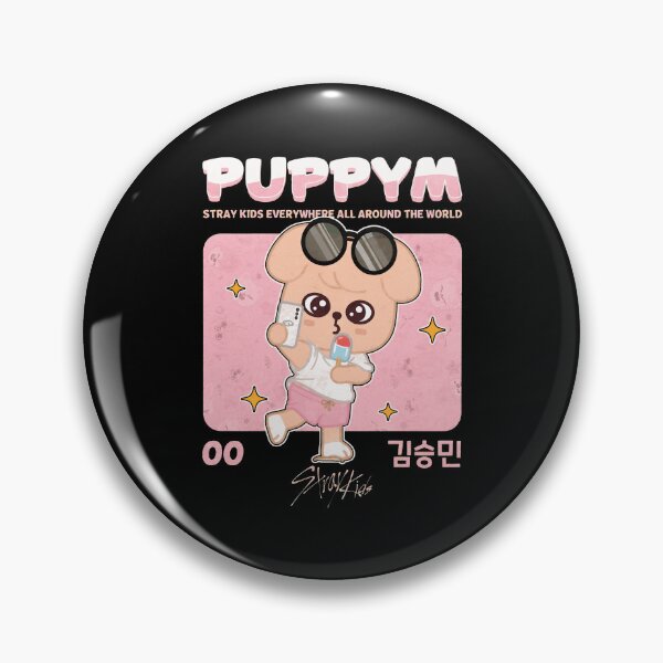 Item preview, Cute Puppy Kpop Fan designed and sold by Johnni49.