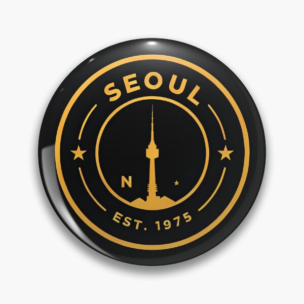 Item preview, N Seoul Tower Crest — Circular Badge Logo designed and sold by Shutter-Dragon.