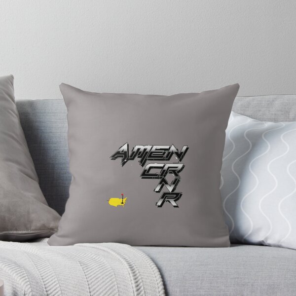 Item preview, AMEN CRNR Chrome Typography Map Pin Tee-35 designed and sold by DeniseaBauer.