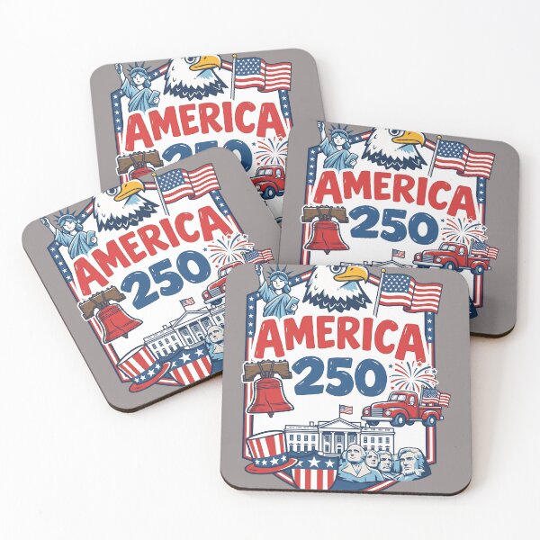 Item preview, America 250 Patriotic Symbols Collage Tee-41 designed and sold by DeniseaBauer.