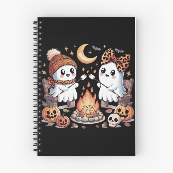 Item preview, Cute Ghosts Halloween Camping Marshmallow Campfire Autumn Ghosts designed and sold by Zizo-DR44.