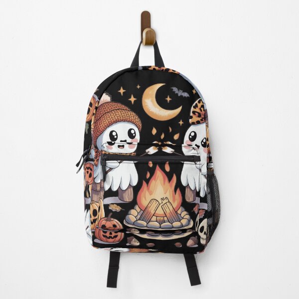 Item preview, Cute Ghosts Halloween Camping Marshmallow Campfire Autumn Ghosts designed and sold by Zizo-DR44.