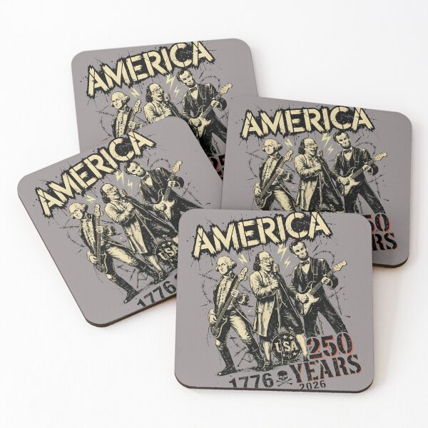 Item preview, America 250 Years Founding Fathers Rock Band-96 designed and sold by DeniseaBauer.