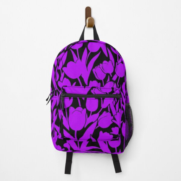 Item preview, Vibrant Neon Purple Tulip Floral Pattern designed and sold by Owcomm.
