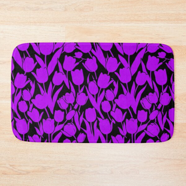 Item preview, Vibrant Neon Purple Tulip Floral Pattern designed and sold by Owcomm.