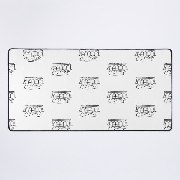 Item preview, doodle illustration of a curvy road passing under a bridge designed and sold by rasagamastore.