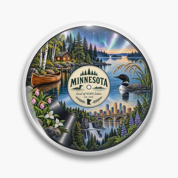 Item preview, Minnesota Vinyl Record designed and sold by Whimspired By Paxx.