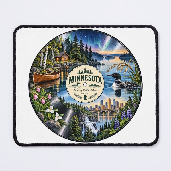 Item preview, Minnesota Vinyl Record designed and sold by Whimspired By Paxx.