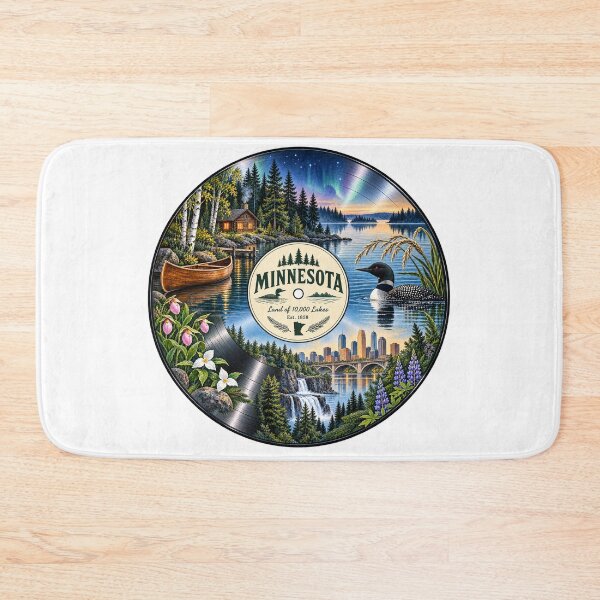 Item preview, Minnesota Vinyl Record designed and sold by Whimspired By Paxx.