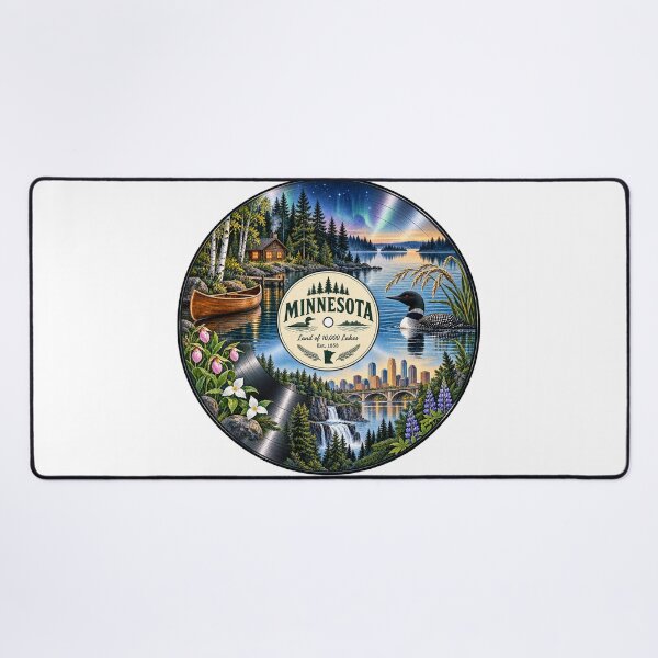 Item preview, Minnesota Vinyl Record designed and sold by Whimspired By Paxx.