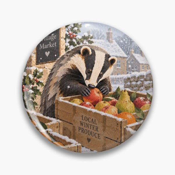 Item preview, Market Badger designed and sold by LittleDreamsCo.
