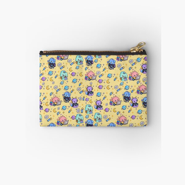 Item preview, Kawaii Space Aliens Cute Yellow Pattern designed and sold by NovaToons.