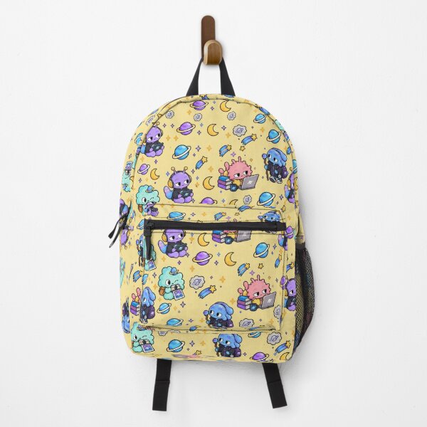 Item preview, Kawaii Space Aliens Cute Yellow Pattern designed and sold by NovaToons.