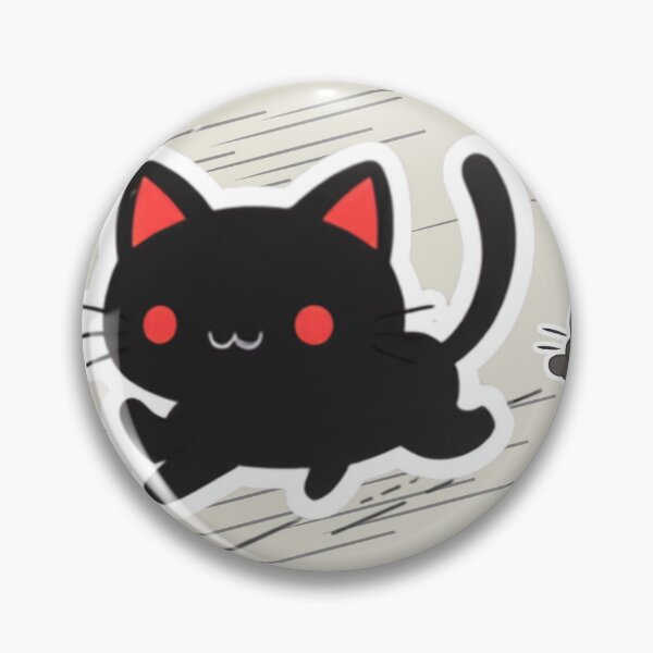 Item preview, Black Cat Running — Speed and Dust Cloud designed and sold by SoyPanteraCat.