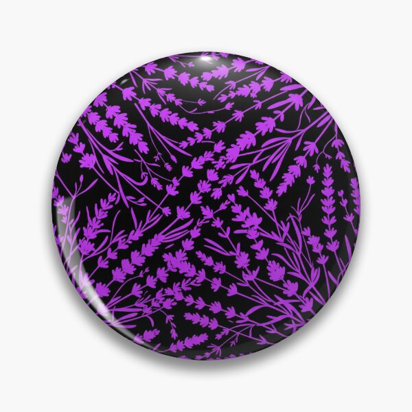 Item preview, Vibrant Purple Lavender Floral Pattern Illustration designed and sold by Owcomm.