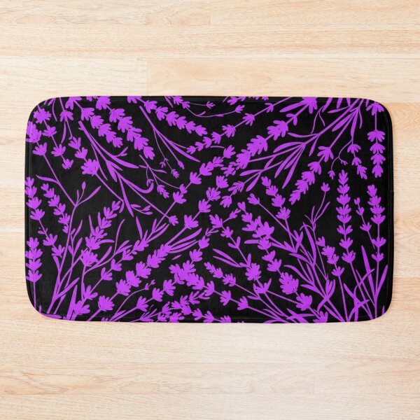 Item preview, Vibrant Purple Lavender Floral Pattern Illustration designed and sold by Owcomm.