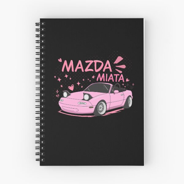 Item preview, Pink Mazda Miata NA Cute Aesthetic Illustration designed and sold by Cris shop.