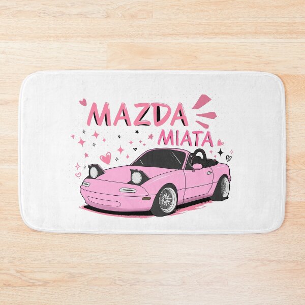 Item preview, Pink Mazda Miata NA Cute Aesthetic Illustration designed and sold by Cris shop.