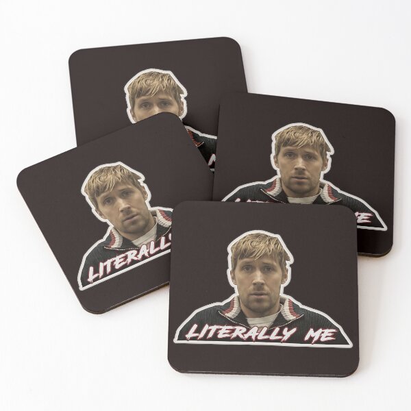 Item preview, Literally Me Red Portrait Meme designed and sold by findOutDraw.