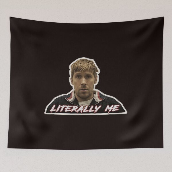 Item preview, Literally Me Red Portrait Meme designed and sold by findOutDraw.