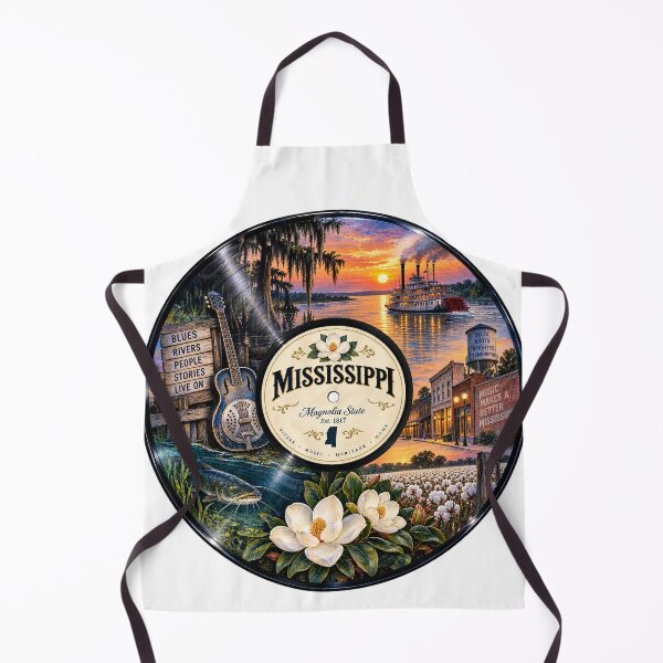 Item preview, Mississippi Vinyl Record designed and sold by Whimspired By Paxx.