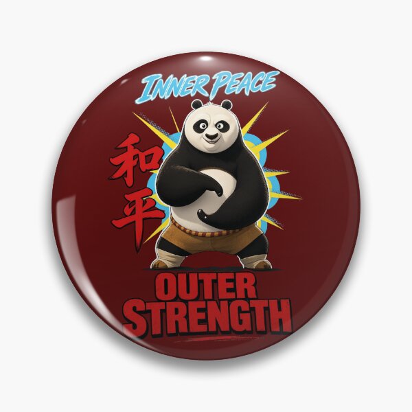 Item preview, Inner Peace Outer Strength Panda designed and sold by consong67.