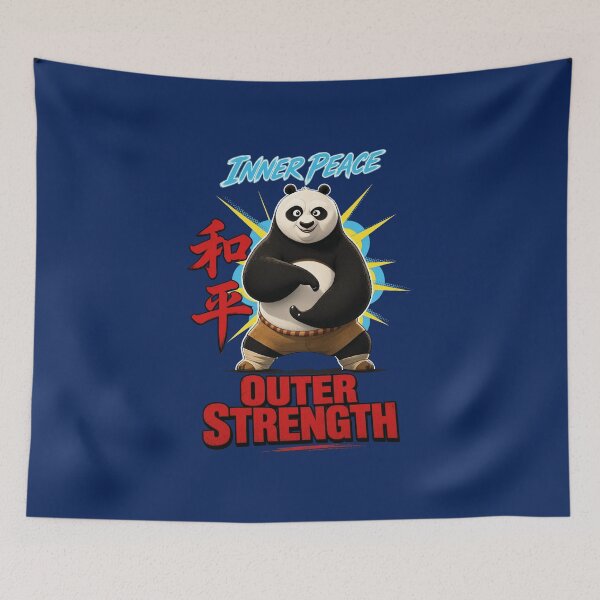 Item preview, Inner Peace Outer Strength Panda designed and sold by consong67.