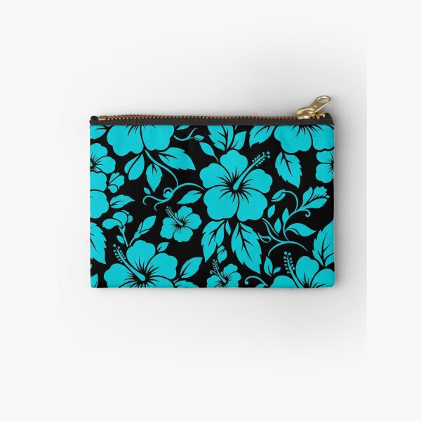 Item preview, Neon Blue Hibiscus Tropical Floral Pattern designed and sold by Owcomm.