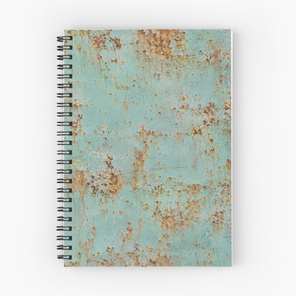 Item preview, Light Turquoise Metal with Copper Rust designed and sold by The Rust Lab.
