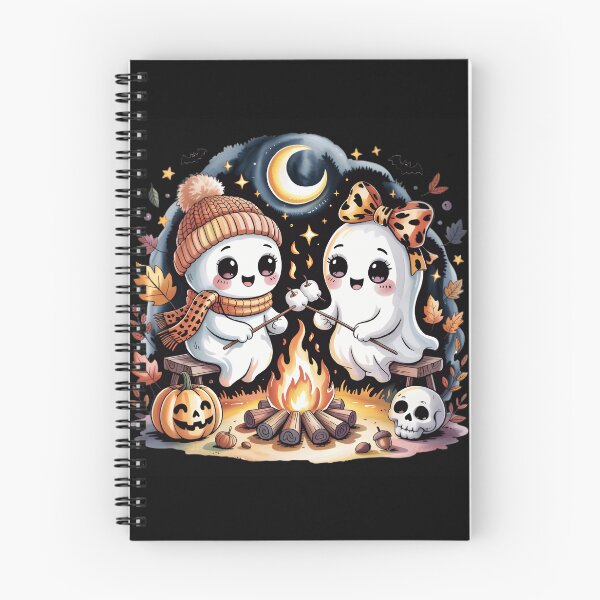 Item preview, Cute Halloween Ghost Camping Marshmallow Campfire Spooky Autumn Gift designed and sold by Zizo-DR44.
