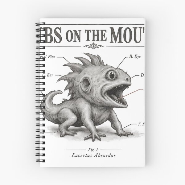 Item preview, Dibs on the Mouth – Funny Vintage Scientific Illustration T-Shirt designed and sold by Offline Behavior.