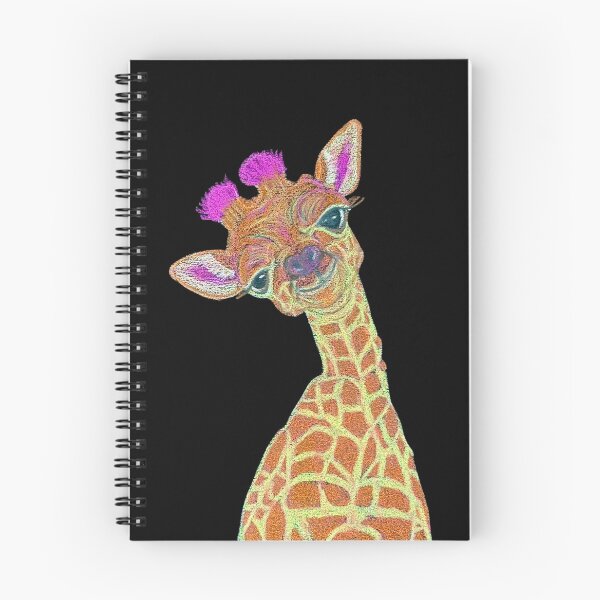 Item preview, Baby Giraffe - colored pencil art by Jen designed and sold by Pharaby Fable's Pup Artist Studio.