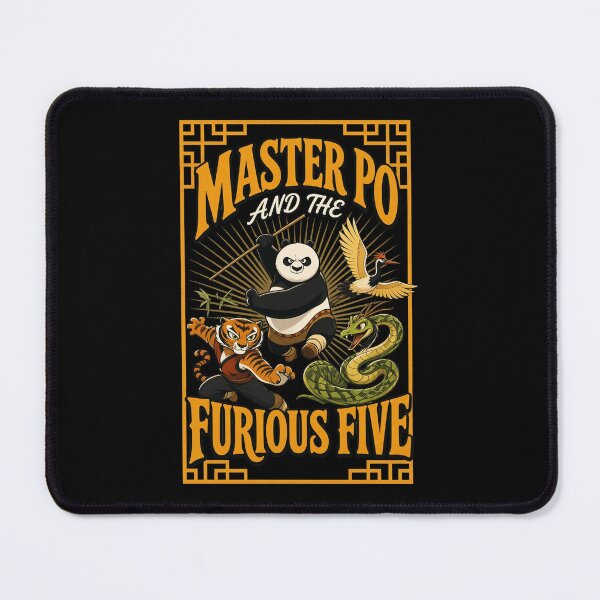 Item preview, Master Panda Furious Five designed and sold by consong67.