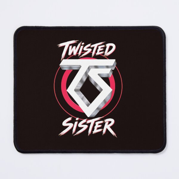 Item preview, Twisted Sister Logo Red Circle 80s Rock Band designed and sold by findOutDraw.