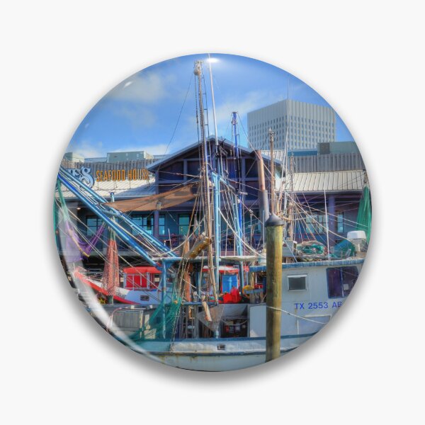 Item preview, Shrimping Boat at the Dock designed and sold by Savannah Gibbs.