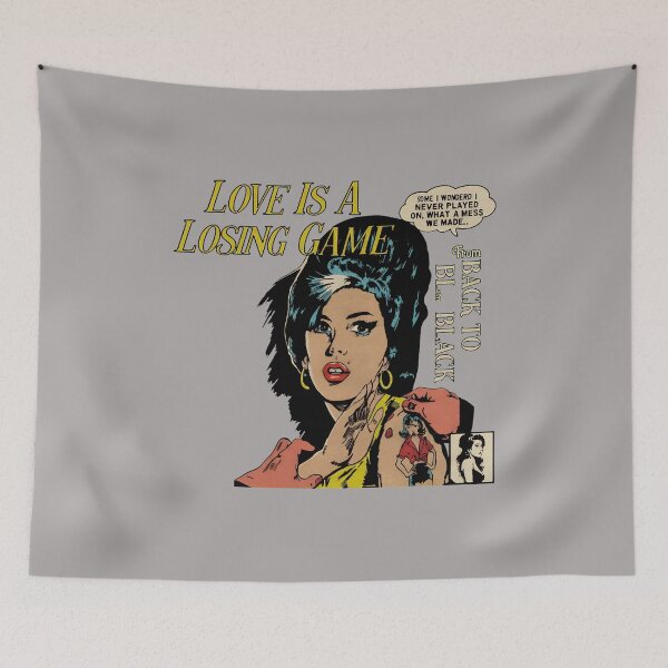 Item preview, Amy Winehouse Comic Style Love Is A Losing Game-39 designed and sold by AliHolz.