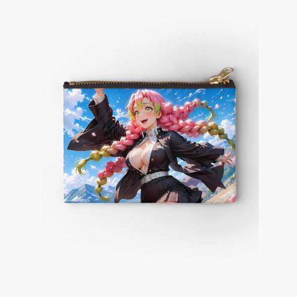 Item preview, Mitsuri Kanroji Demon Slayer Joyful Flower Meadow designed and sold by SolenneAzur.