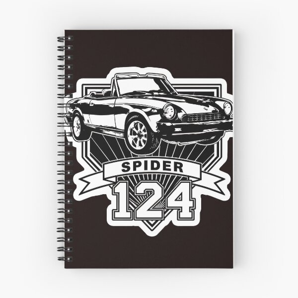 Item preview, Spider 124 Retro Convertible Car Emblem designed and sold by findOutDraw.
