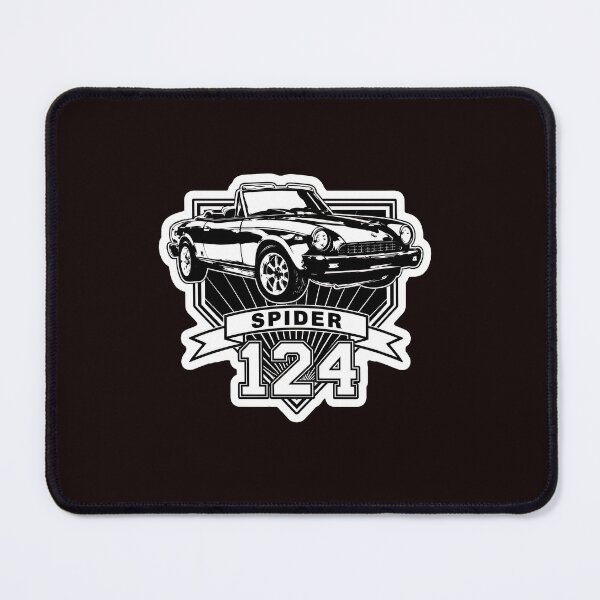 Item preview, Spider 124 Retro Convertible Car Emblem designed and sold by findOutDraw.