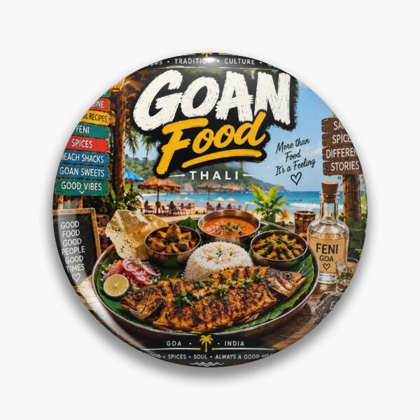 Item preview, Goan Food — More Than Food It's a Feeling designed and sold by Goanheartprints.