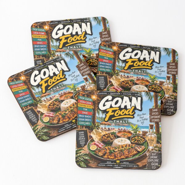 Item preview, Goan Food — More Than Food It's a Feeling designed and sold by Goanheartprints.