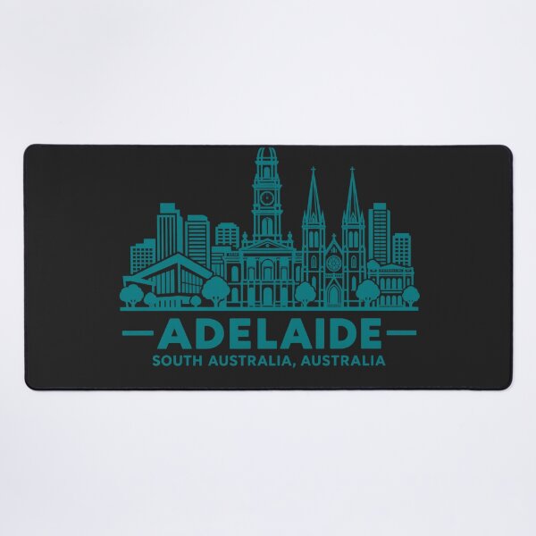 Item preview, Adelaide South Australia Line Art Skyline Poster designed and sold by CMYKStudio.