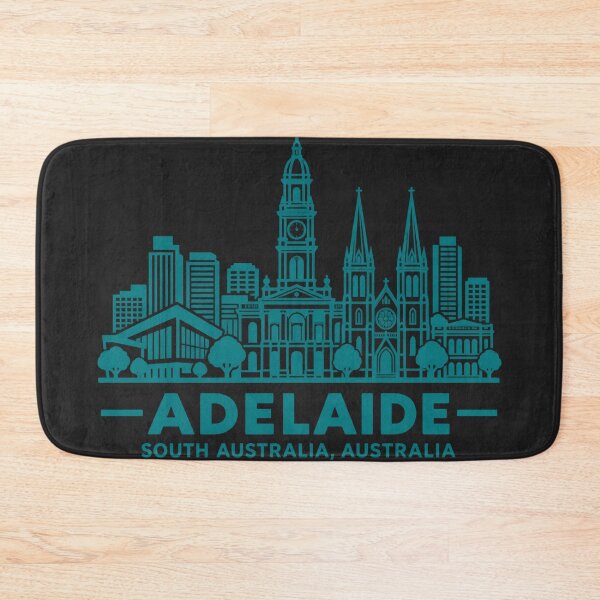 Item preview, Adelaide South Australia Line Art Skyline Poster designed and sold by CMYKStudio.