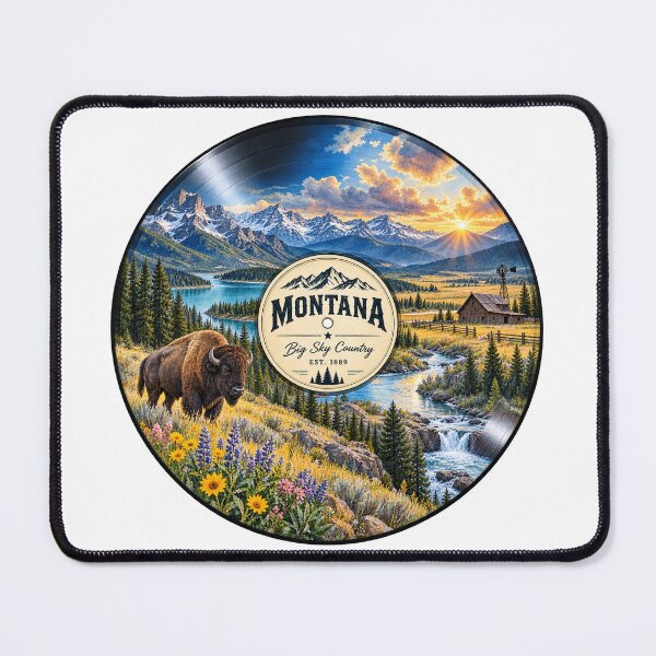 Item preview, Montana Vinyl Record designed and sold by Whimspired By Paxx.