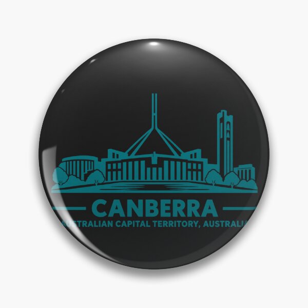 Item preview, Canberra Australia Line Art Skyline Poster designed and sold by CMYKStudio.