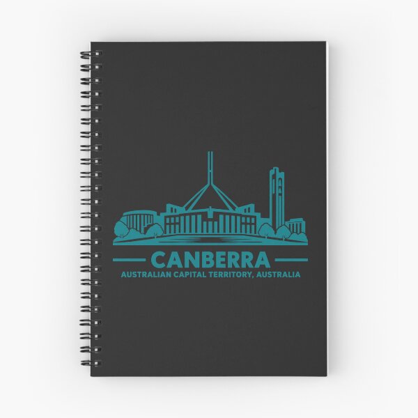 Item preview, Canberra Australia Line Art Skyline Poster designed and sold by CMYKStudio.
