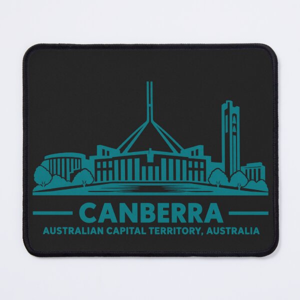 Item preview, Canberra Australia Line Art Skyline Poster designed and sold by CMYKStudio.