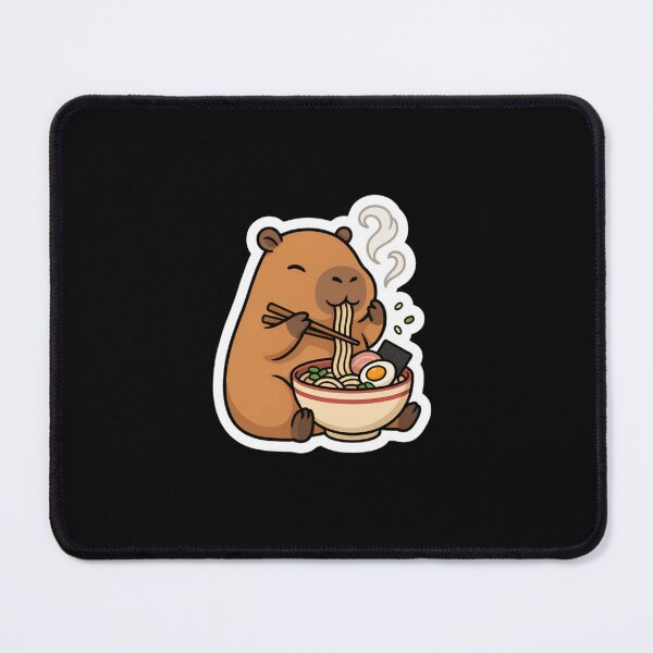 Item preview, Capybara Eating Ramen! designed and sold by Peter Stawicki.