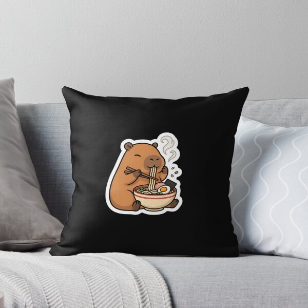 Item preview, Capybara Eating Ramen! designed and sold by Peter Stawicki.