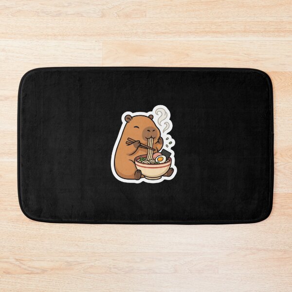 Item preview, Capybara Eating Ramen! designed and sold by Peter Stawicki.